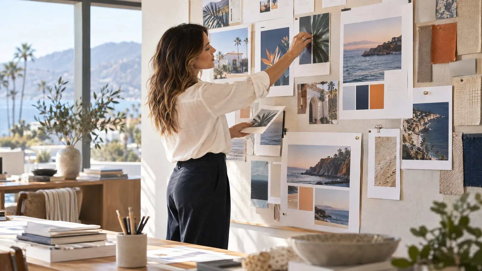 Creative director shaping a digital case study