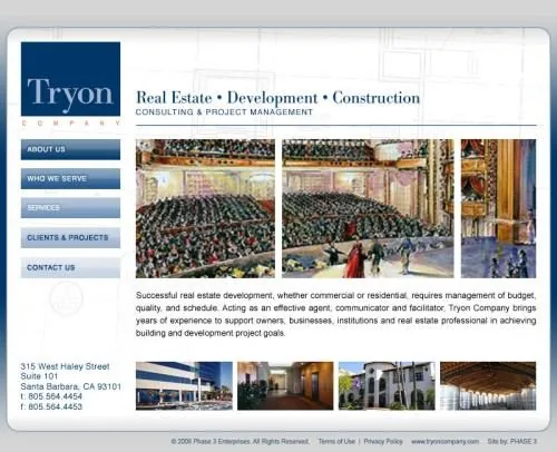 Tryon Company website project