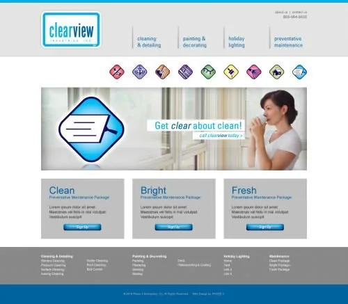 Clearview1 website project
