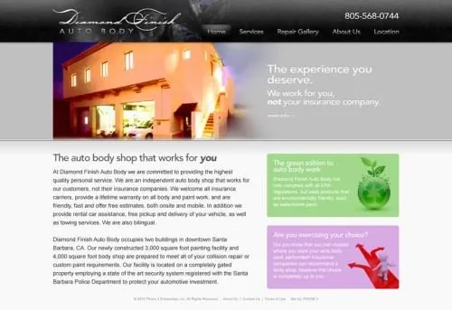 Diamond website project