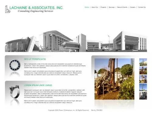 Lachaine website project