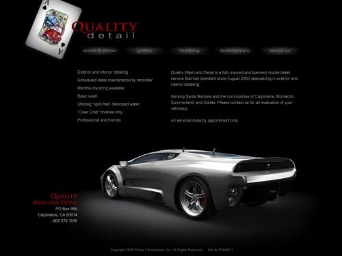 Qualitydetail website project