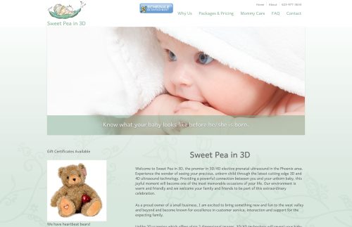 Sweetpea website project