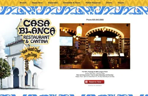 Casablanca website project
