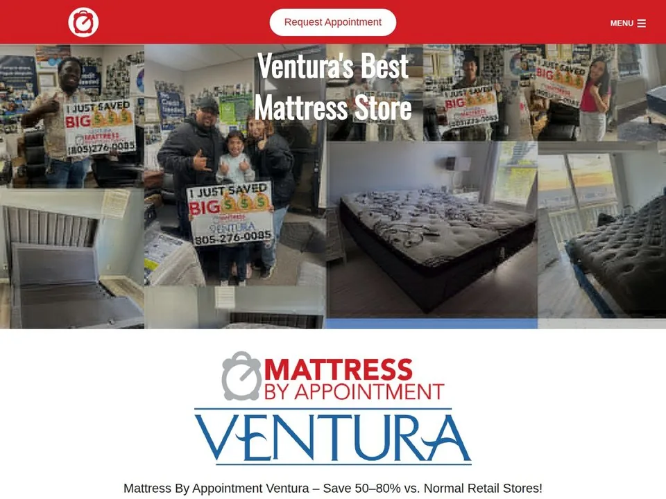 MBA Ventura website homepage screenshot